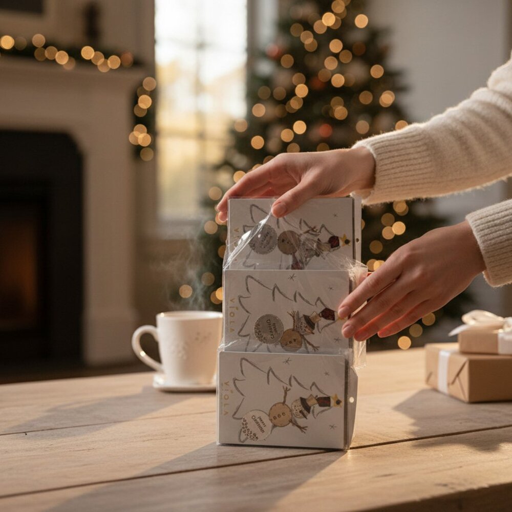 Snowman Merry Christmas Three Ornament